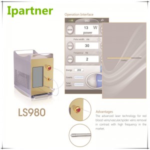 Le laser à diode Ipartner LS980 soulage le système de rougeur